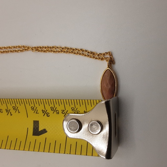 Gorjana Marquis Rose Quartz Necklace - Excellent Used Condition - Picture 10 of 12